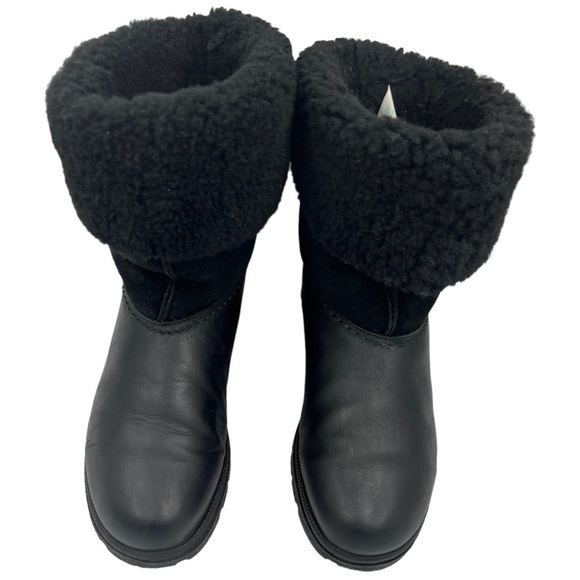 VINTAGE SOREL Shearling Boot Black - Picture 8 of 13